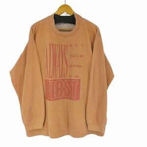 Levis(リーバイス) 90-00s ロゴプリント クルーネックスウェット メンズ JPN：L 中古 古着 0322