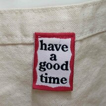 HAVE A GOOD TIME(ハブアグッドタイム) ロゴ トートバッグ レディース 表記無 中古 古着 0336_画像6