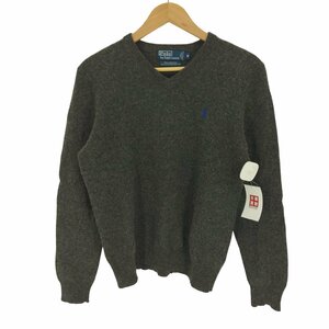 Polo by RALPH LAUREN(ポロバイラルフローレン) ポニー 刺繍 LAMBS WOOL 中古 古着 0643