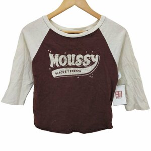 moussy(マウジー) RAGLAN Tシャツ レディース FREE 中古 古着 1004