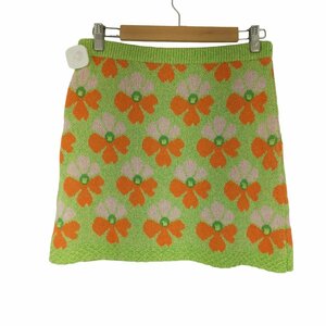 ZARA(ザラ) Floral Knitted Skirt レディース US M 中古 古着 0324