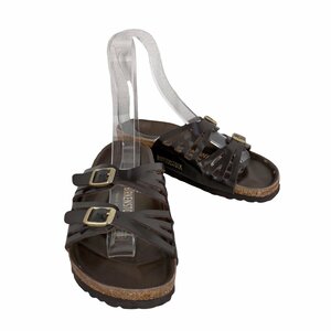 BIRKENSTOCK(ビルケンシュトック) 14SS GRANADA BF PATENT BROWN グ 中古 古着 0906