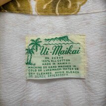 USED古着(ユーズドフルギ) ui-maikai MADE IN HAWAII コットンアロハシャツ メ 中古 古着 0223_画像6