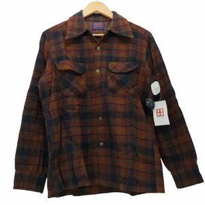 PENDLETON(ペンドルトン) 60s USA製 ボックスシルエット オープンカラーシャツ フラップポ 中古 古着 0246