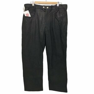 USED古着(ユーズドフルギ) DMP HOMME バイカー レザーパンツ メンズ 46H 中古 古着 0606