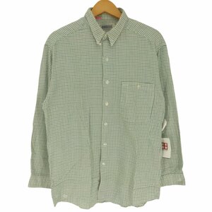 BARACUTA(バラクータ) 青タグ Imported Fabric グラフチェック L/S シャツ メ 中古 古着 0344