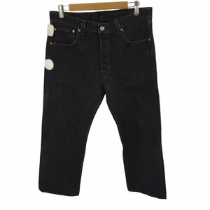 Levis(リーバイス) 00S エジプト製 501 後染めブラックデニムパンツ サルファブラック メンズ 中古 古着 0849