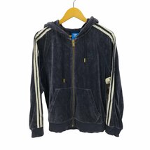 adidas Originals(アディダスオリジナルス) VELOUR ZIP HOODIE ベロア ジ 中古 古着 0910_画像1