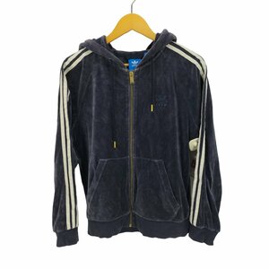 adidas Originals(アディダスオリジナルス) VELOUR ZIP HOODIE ベロア ジ 中古 古着 0910