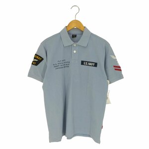 AVIREX(アヴィレックス) NAVAL PATCHED POLO SHIRT ネイバルパッチポロシャツ 中古 古着 0843