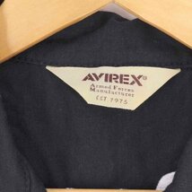 AVIREX(アヴィレックス) COTTON/LINEN MILITARY SHIRTS コットンリネンミ 中古 古着 0842_画像6