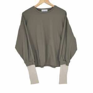 RIM.ARK(リムアーク) 21SS Roll up sleeve cut tops レディース FRE 中古 古着 1106