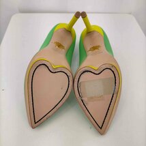 CHARLOTTE OLYMPIA(シャーロットオリンピア) パンプス ポインテッドトゥ ハイヒール サテ 中古 古着 1140_画像4