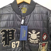 POLO RALPH LAUREN(ポロラルフローレン) ワッペン 中綿ジャケット ボンバージャケット レ 中古 古着 1127_画像5