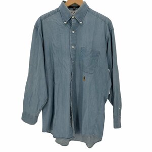 TOMMY HILFIGER(トミーヒルフィガー) 香港製 ボタンダウン シャンブレーシャツ メンズ im 中古 古着 0625