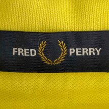 FRED PERRY(フレッドペリー) ロゴ刺繍 鹿の子ポロシャツ メンズ JPN：M 中古 古着 0844_画像6