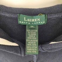 LAUREN RALPH LAUREN(ローレンラルフローレン) セーラーカラー ヘビーコットン S/S 中古 古着 0308_画像6