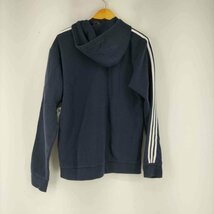 adidas(アディダス) ロゴプリント サイドラインパーカー メンズ O 中古 古着 0744_画像2