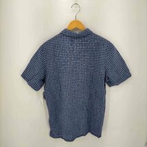 A.P.C.(アーペーセー) ギンガムチェックシャツ シェルボタン メンズ import：L 中古 古着 0825_画像2