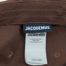 JACQUEMUS(ジャックムス) サイド刺繍コットンキャップ 69 RUE DE MONCEAU メンズ 中古 古着 0926_画像6