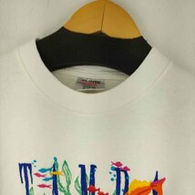ONEITA(オニータ) 80-90S 銀タグ MADE IN USA フロント刺繍 S/S Tシャツ メ 中古 古着 0904_画像3