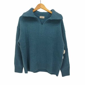 IENA(イエナ) 21AW vento 襟付きプルオーバー ニット セーター 長袖 ウール カシミヤ混 中古 古着 1103