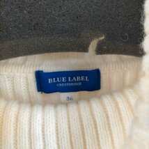 BLUE LABEL CRESTBRIDGE(ブルーレーベルクレストブリッジ) ニット ワンピース ひざ丈 中古 古着 0209_画像6