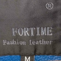 USED古着(ユーズドフルギ) FORTIME シングルライダース レザージャケット メンズ i 中古 古着 0244_画像6