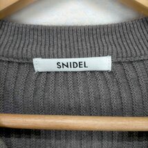 snidel(スナイデル) 23SS ケーブルスリットデザインカーディガン ニット レディース FREE 中古 古着 0224_画像6