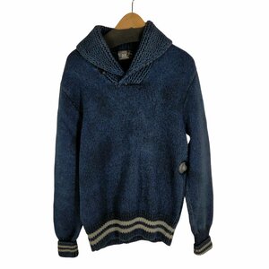 RRL RALPH LAUREN(ダブルアールエル ラルフローレン) インディゴ染ショールカラーニット メ 中古 古着 0426