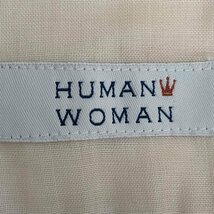 HUMAN WOMAN(ヒューマンウーマン) オーガンジープリーツスカート レディース JPN：M 中古 古着 0629_画像6