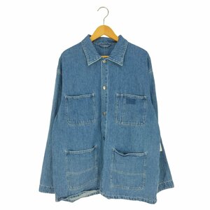 BIG MIKE(ビッグマイク) Denim & Hickory Coverall メンズ XL 中古 古着 0710