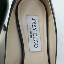 JIMMY CHOO(ジミーチュウ) イタリア製 レザー オープントゥ ヒールパンプス レディース EUR 中古 古着 0825_画像6