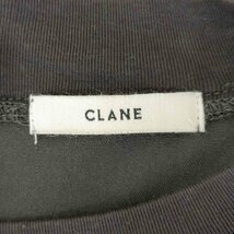 CLANE(クラネ) 19AW クルーネック スリット オーバーサイズ ワンピース レディース JPN： 中古 古着 0843_画像6