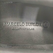 MARCELO BURLON(マルセロバーロン) アッパーデザインキャンバススリッポン レディース EUR 中古 古着 0908_画像6