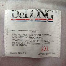 Delong(ディロング) USA製 ナイロン Vネック プルオーバー メンズ import：XXL 中古 古着 0332_画像6