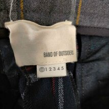 BAND OF OUTSIDERS(バンドオブアウトサイダーズ) チェック柄 レーヨン混 スラックスパンツ 中古 古着 0335_画像6