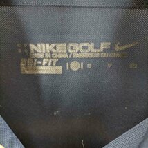 NIKE GOLF(ナイキゴルフ) スウォッシュロゴ刺繍 ポロシャツ メンズ JPN：S 中古 古着 0248_画像6