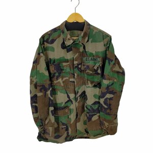 US ARMY(ユーエスアーミー) 90s 93年製 リップストップ ウッドランドカモ BDU コンバット 中古 古着 0444