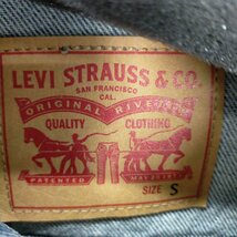 Levis(リーバイス) EX-BOYFRIEND TRUCKER Concrete Indigo デニム 中古 古着 0606_画像6