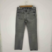 upper hights(アッパーハイツ) ダメージ加工デニムパンツ ジーンズ ストレート ジップフライ 中古 古着 0727_画像2