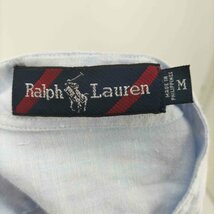 RALPH LAUREN(ラルフローレン) リネン混バンドカラーシャツ メンズ JPN：M 中古 古着 0828_画像6