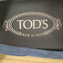 TODS(トッズ) ドライビングシューズ スリッポン リボンモチーフ スエード メンズ US：7 中古 古着 0512_画像6