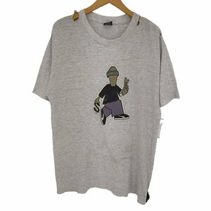 Stussy(ステューシー) OLD 80s USA製 黒タグ シングルステッチ PEACE and PR 中古 古着 0947