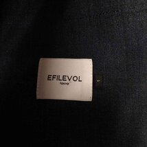 .efiLevol(エフィレボル) ダブルデニムジャケット テーラード 薄手 1B メンズ JPN：1 中古 古着 1010_画像6