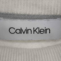 CALVIN KLEIN(カルバンクライン) ckロゴ刺繍タートルネックニット レディース JPN：XS 中古 古着 0123_画像6