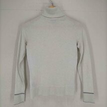 CALVIN KLEIN(カルバンクライン) ckロゴ刺繍タートルネックニット レディース JPN：XS 中古 古着 0123_画像2