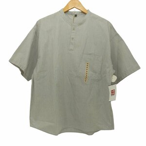 無印良品(ムジルシリョウヒン) 涼感 ヘンリーネック半袖布帛Tシャツ メンズ JPN：M 中古 古着 0202