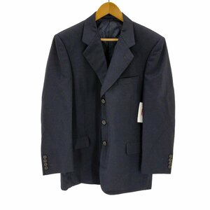 AQUASCUTUM(アクアスキュータム) 紺ブレ 背抜き シングルテーラードジャケット メンズ 表記無 中古 古着 0312