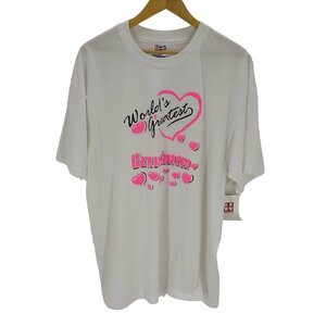 Hanes(ヘインズ) 90s シングルステッチ Grandmom 発砲プリントTシャツ メンズ JPN： 中古 古着 0309